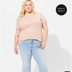 (EUC) Torrid Classic Fit Tee Beige 3x